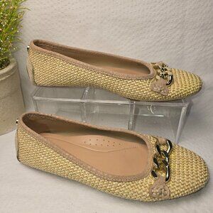 DONALD J. PLINER WOMENS WOVEN BALLET FLAT RAYA SIZE 7 LIKE NEW CONDITION